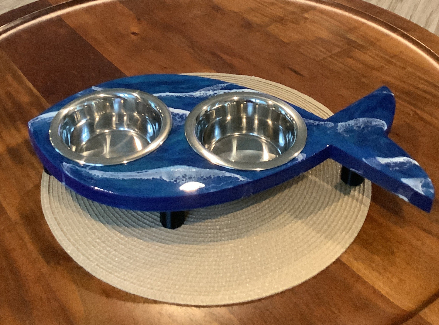 Cat Dish Bowl Holder