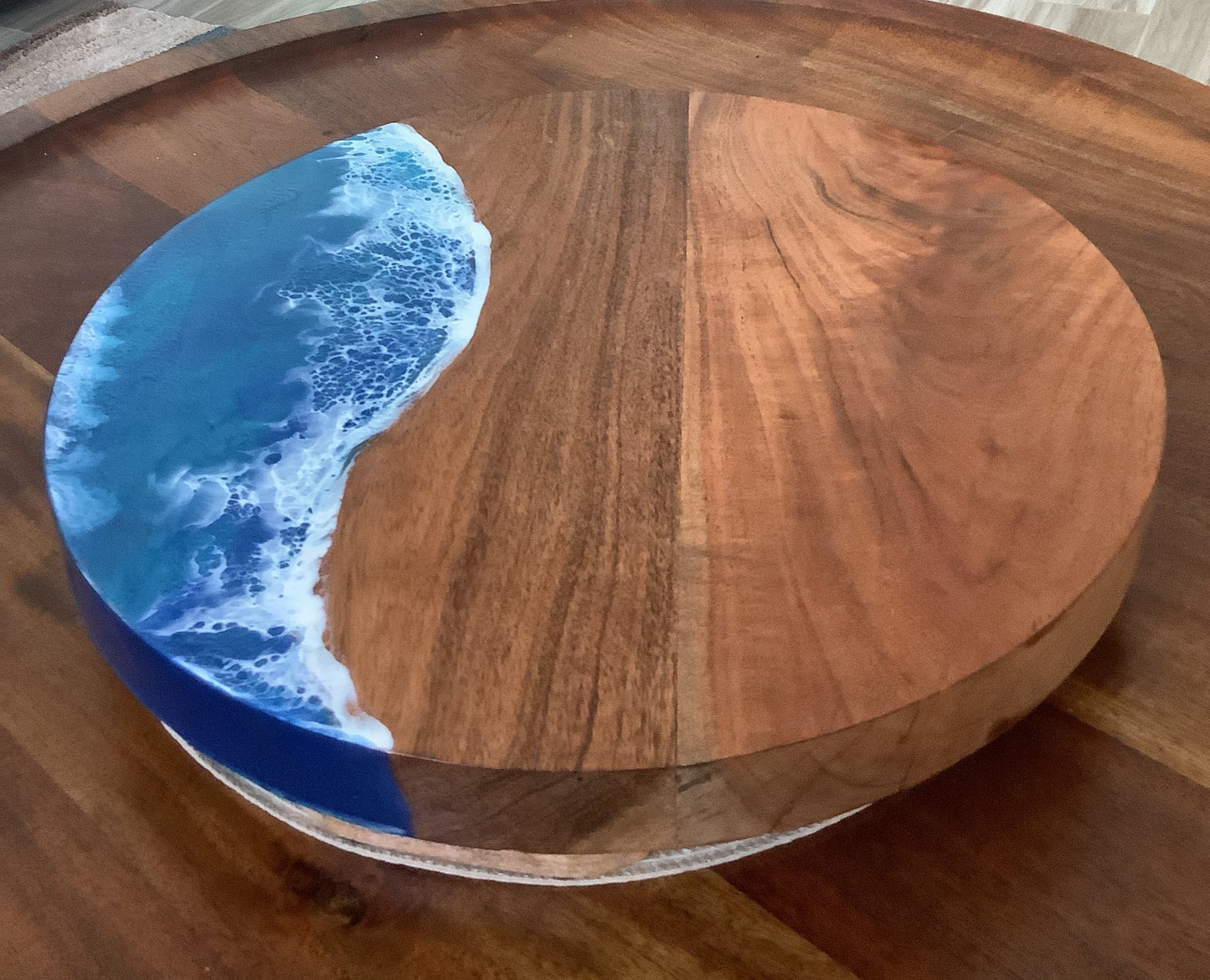 Butcher Block Tray with Legs
