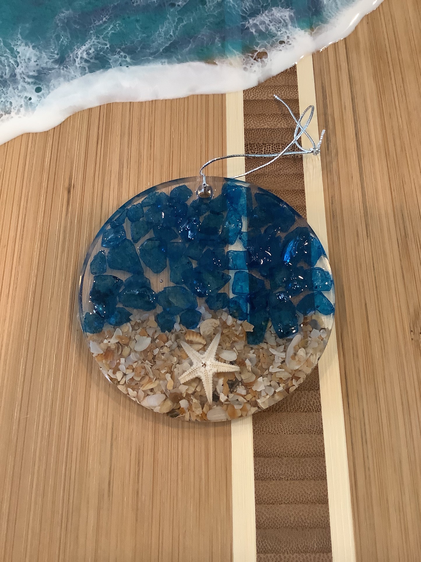 Round Crystal Ornament