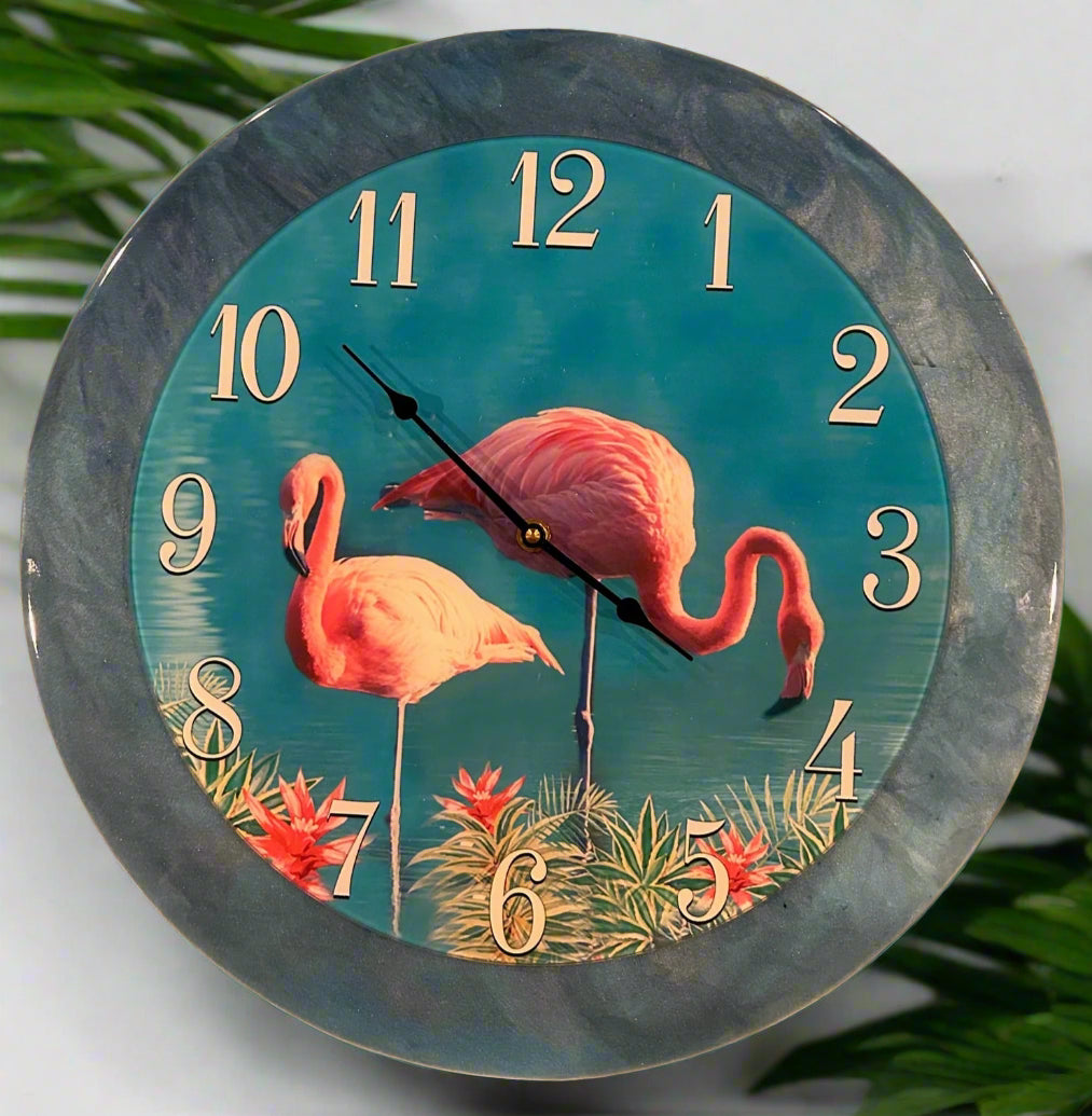Flamingo Clock