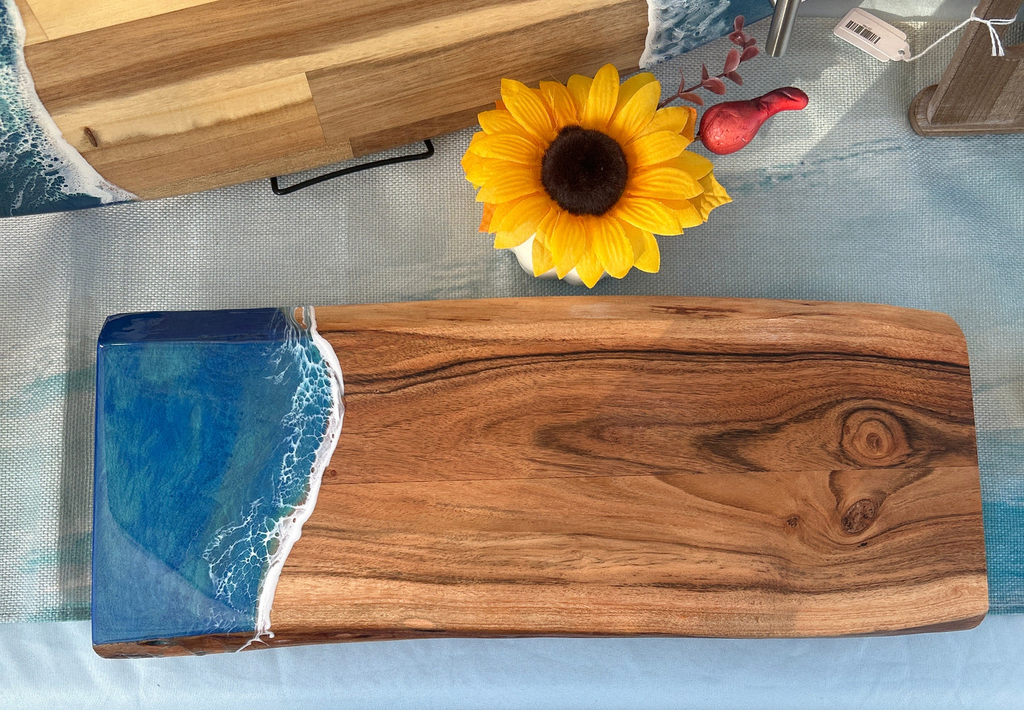 Acacia Wood Charcuterie Board with Legs