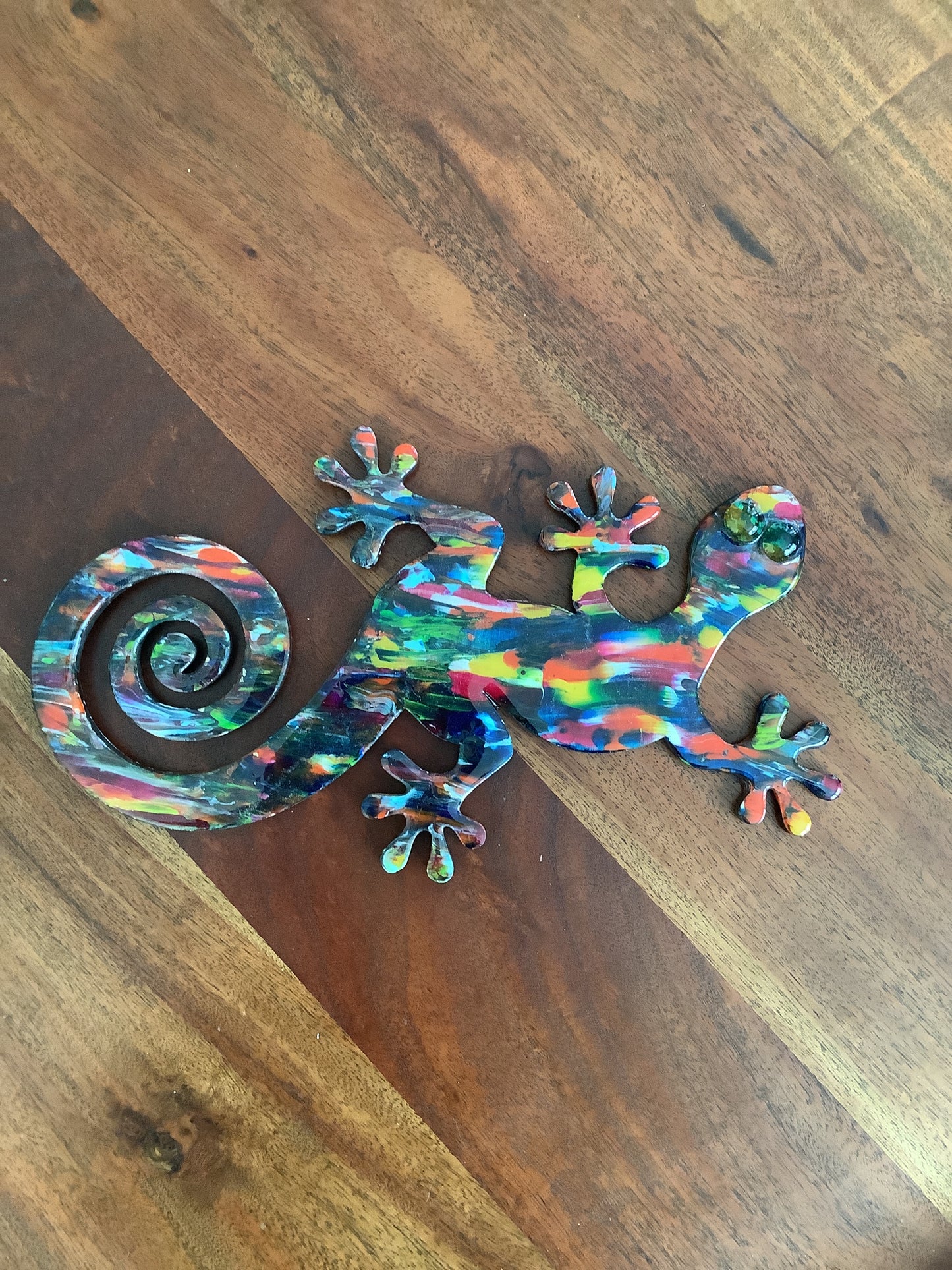 Resin Lizard Multicolor