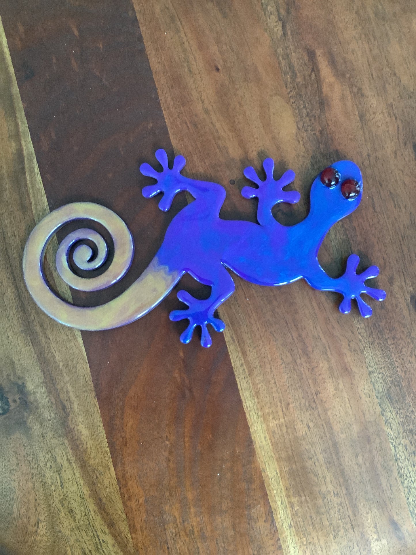 Resin Lizard Purple with Brown tail