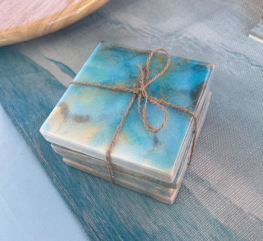 Wooden Coasters Muli-Color