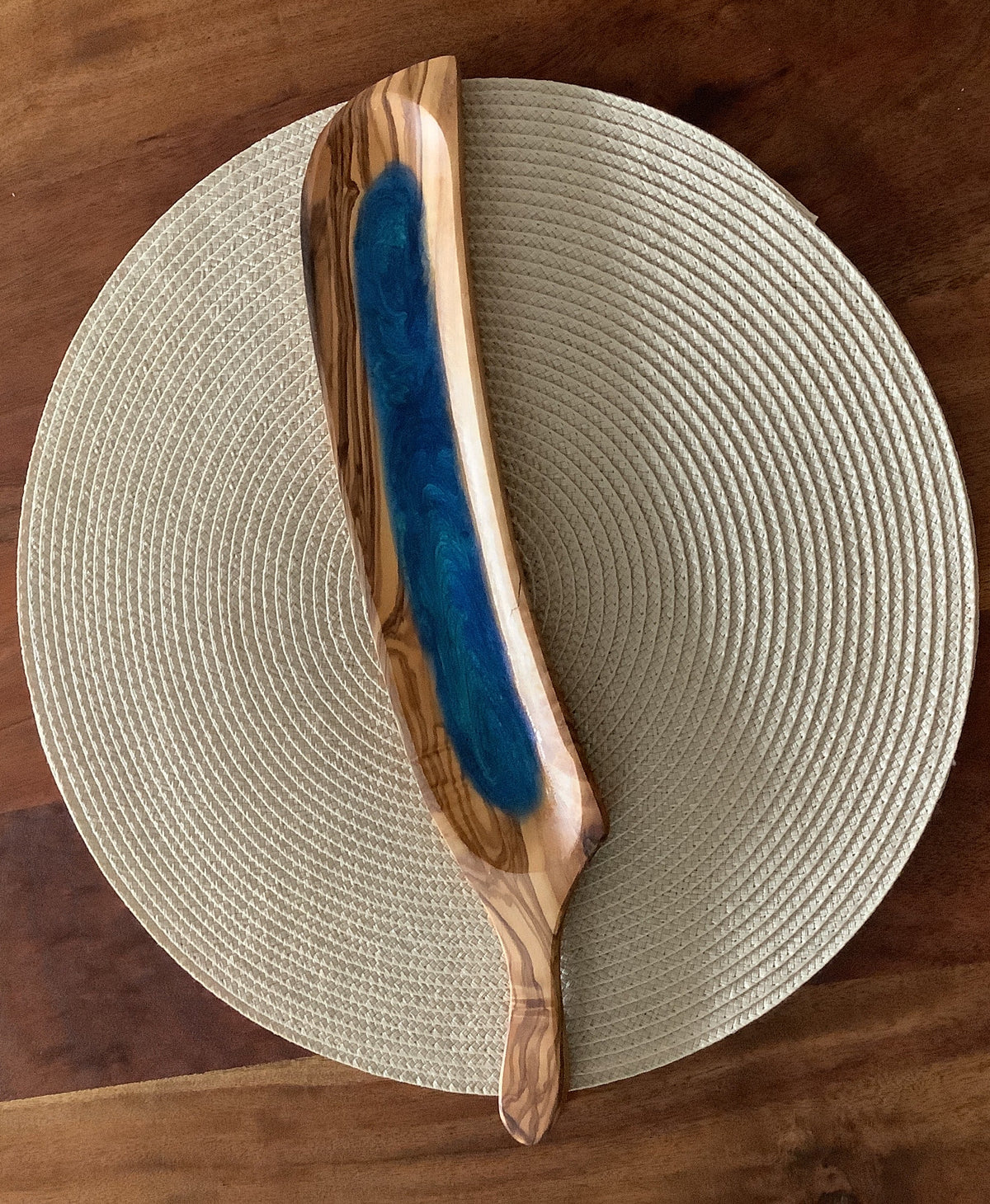 Olive Wood Cracker Tray