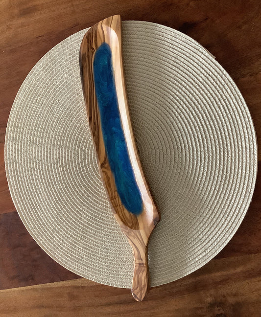 Olive Wood Cracker Tray