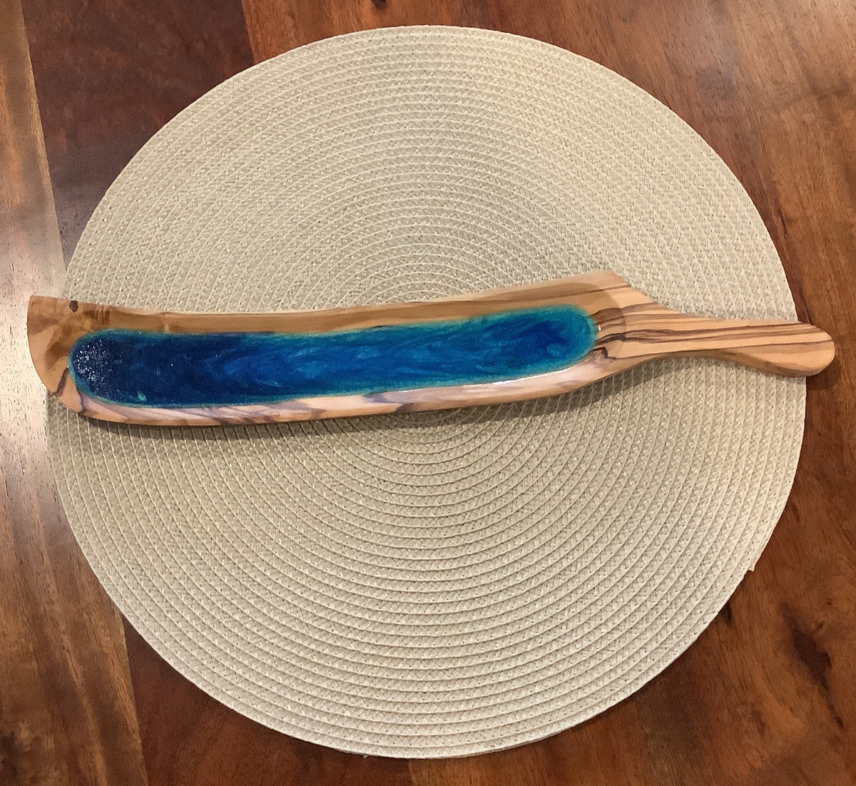 Olive Wood Cracker Tray