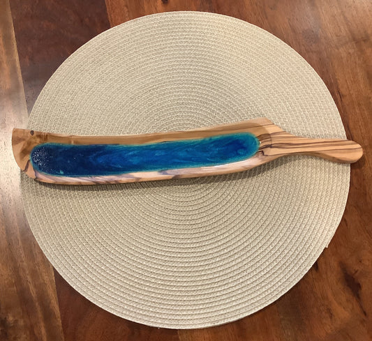 Olive Wood Cracker Tray