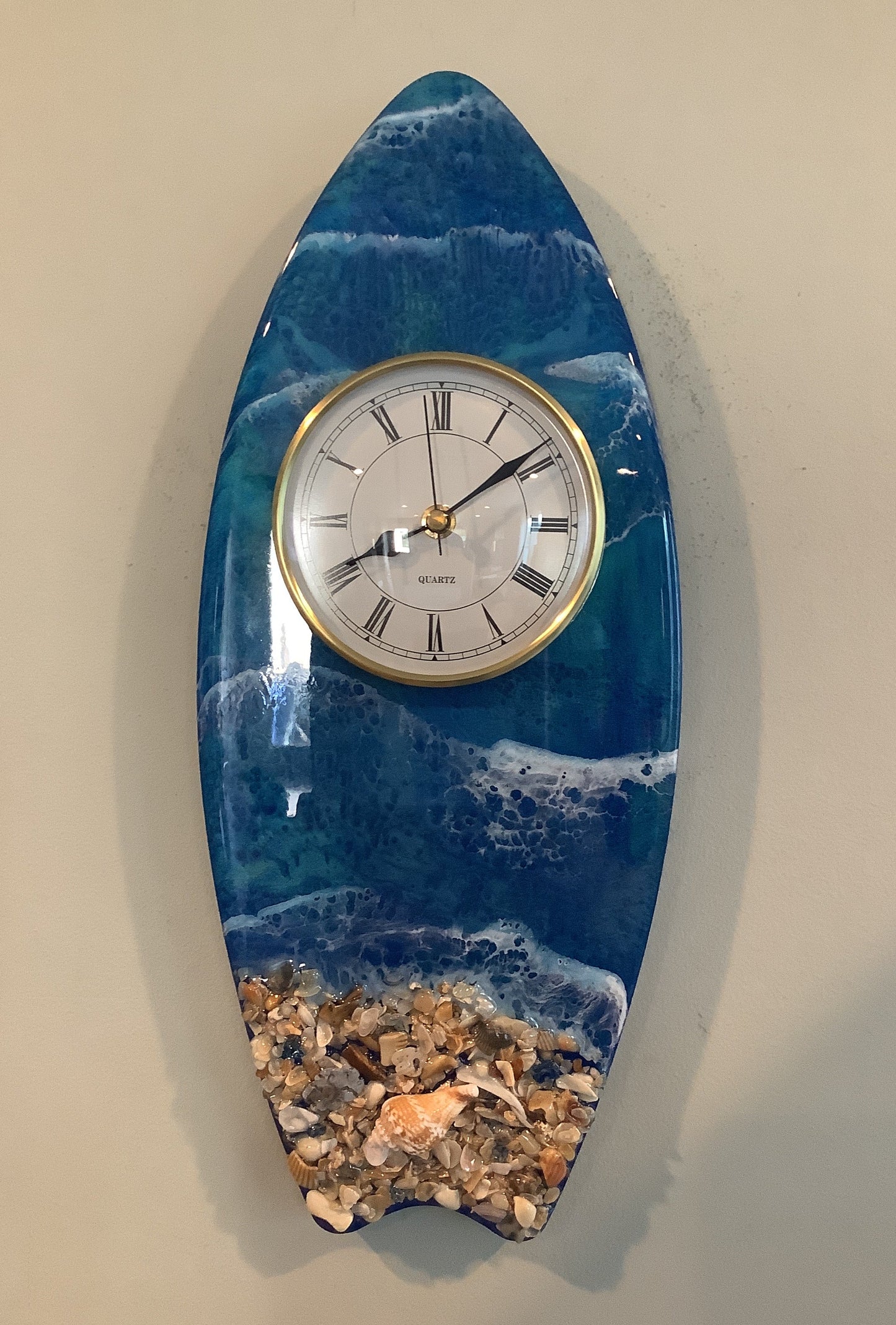 Surfboard Clock