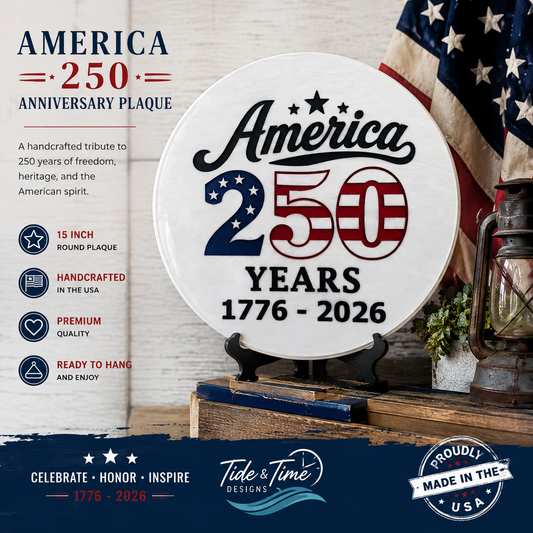 America 250 Plaque