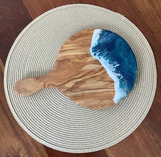 Olive Wood Round Paddle Board