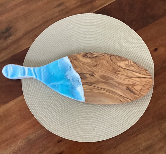 Olive Wood Oval Paddle Board