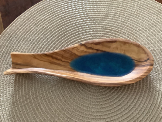Olive Wood Spoon Rest
