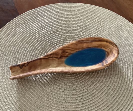 Olive Wood Spoon Rest