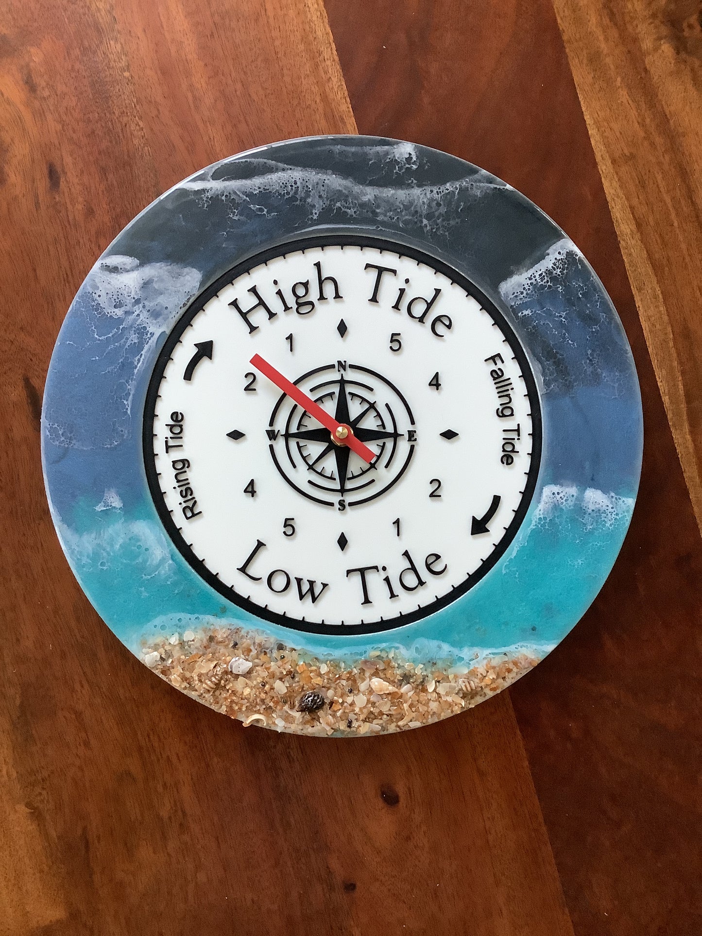 Tide Clock with Custom Hometown and GPS Coordinates