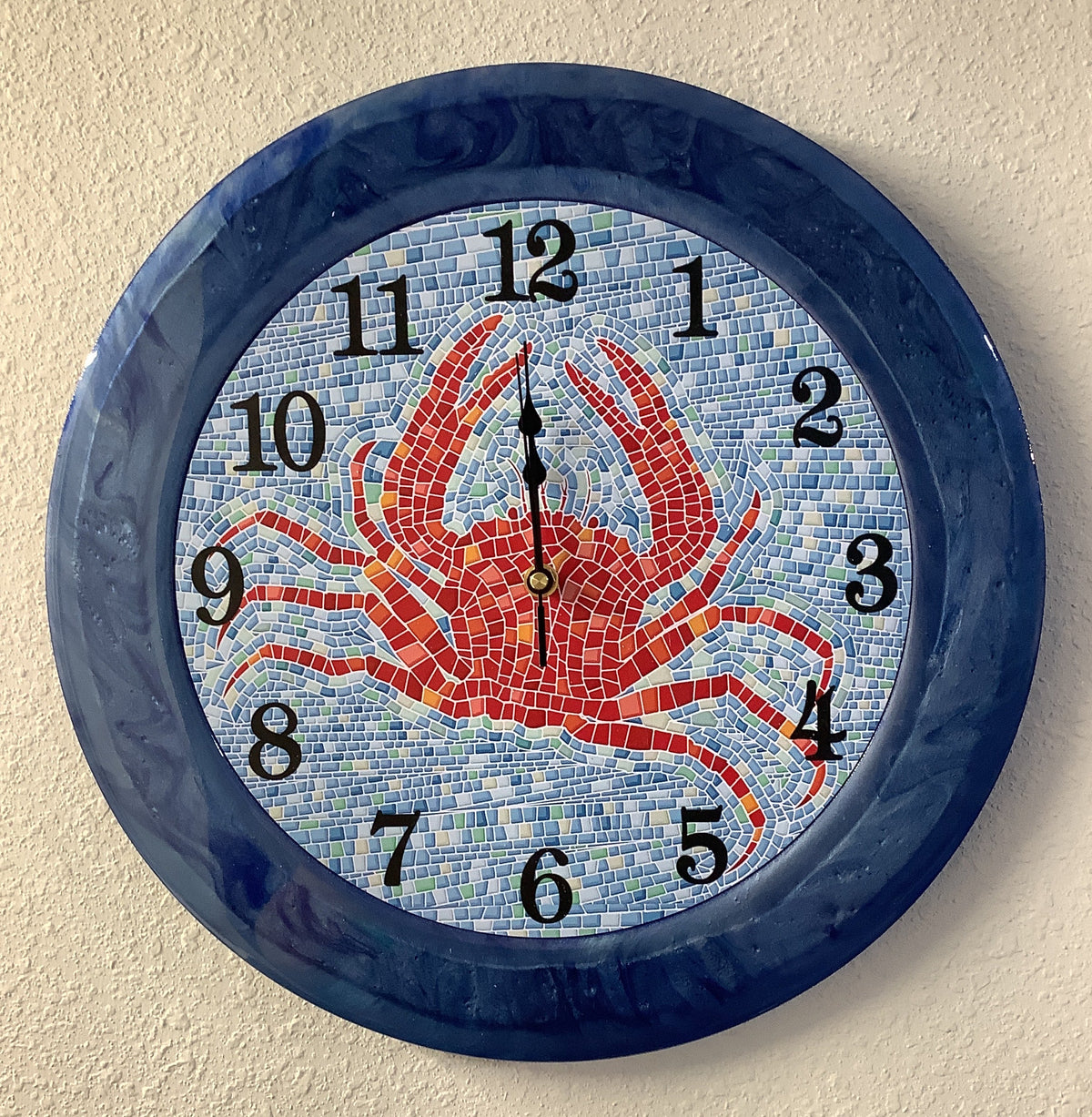 Crab Clock 16 Inch