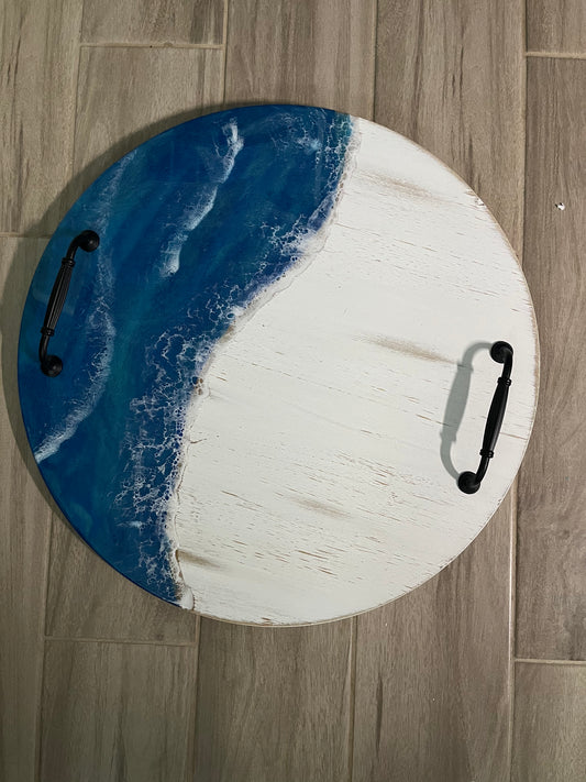 Tray with handles