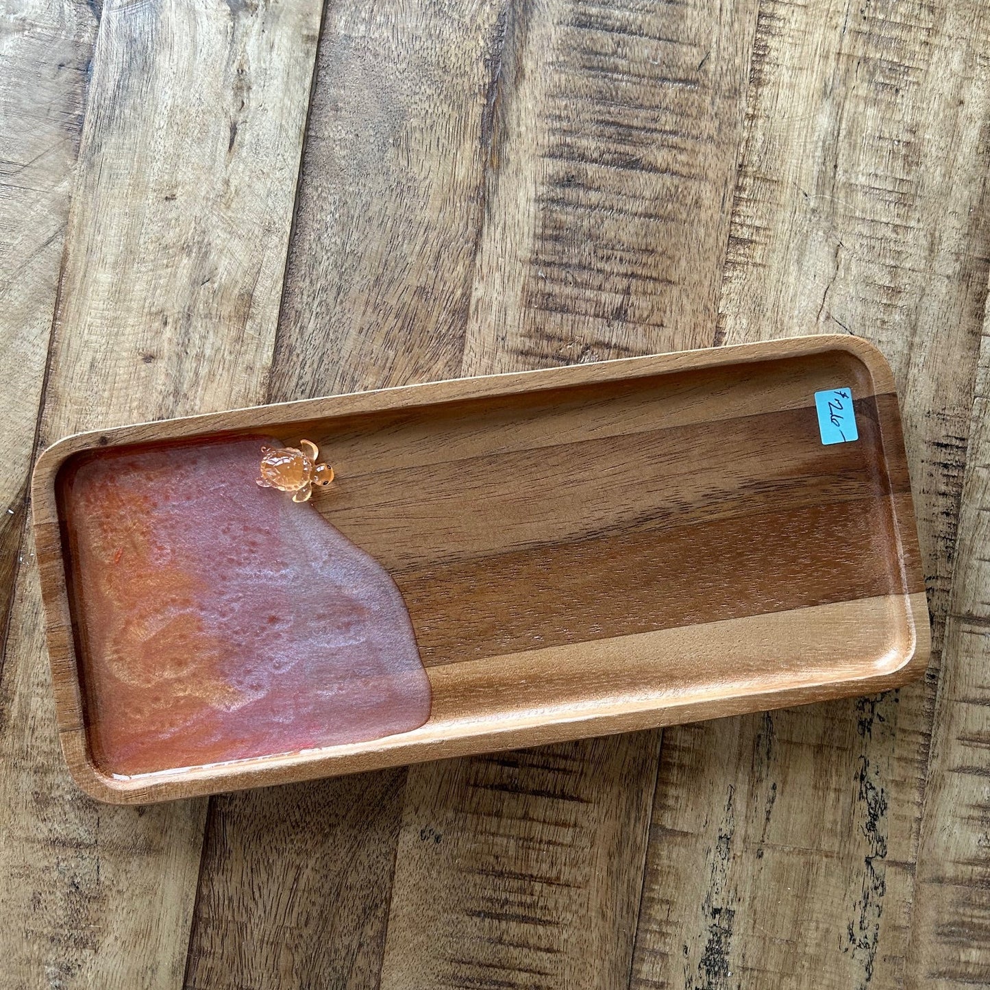 Trinket Tray Orange-pink